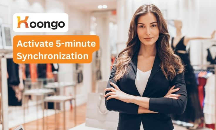 Koongo: Activar la sincronización de 5 minutos